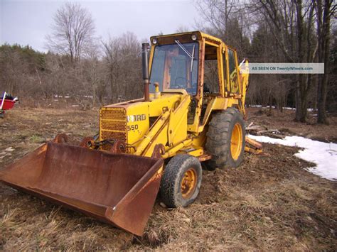 Ford 550 loader backhoe specifications