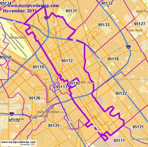 Zip Code Map of 95112 - Demographic profile, Residential, Housing ...