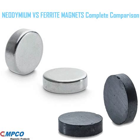 NEODYMIUM VS FERRITE MAGNETS Complete Comparison - MPCO Magnets