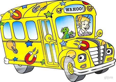 The magic school bus Sticker by ghjura | Magic school bus characters ...