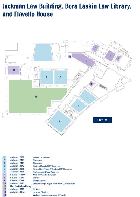 Law School Buildings: Internal Maps | University of Toronto Faculty of Law