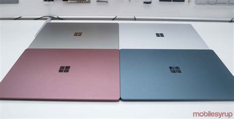 Canadians can now get Microsoft's Surface Laptop in three new colours