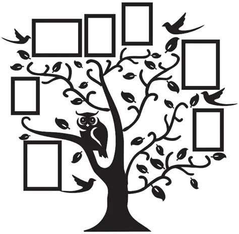 Family Tree Frame Clip Art