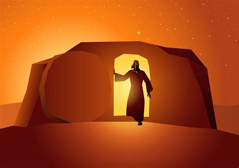 Resurrection Of Jesus Stock Illustration - Download Image Now - iStock