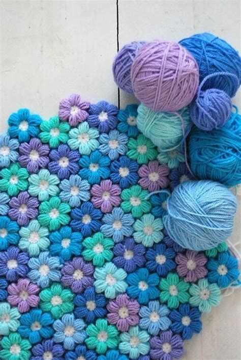 Háčkovaná kvetinová prikrývka | DIY návod | kreativita.info | Crochet flower blanket, Crochet ...