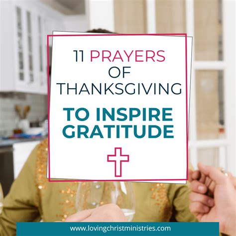 11 Best Prayer of Thanksgiving Bible Verse Gems for You - Loving Christ Ministries