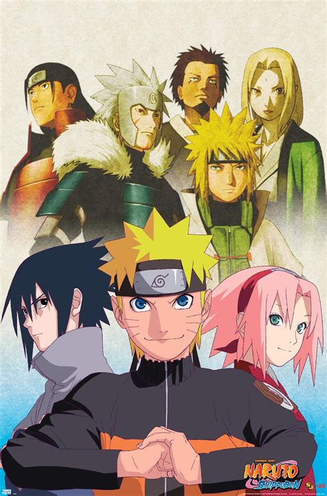 Buy Trends International Naruto Shippuden - Key Art Wall , 22.375" x 34", Unframed Version ...