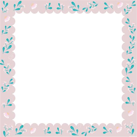 Border Flower Ornament For Product Template, Ornament, Borders, Templates PNG Transparent ...