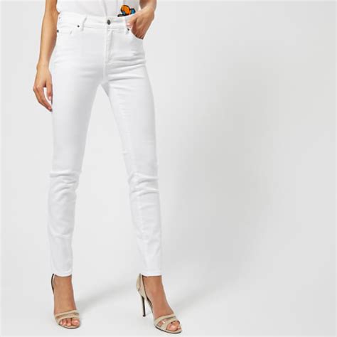 Armani Exchange Women's Skinny Jeans - White Clothing | TheHut.com