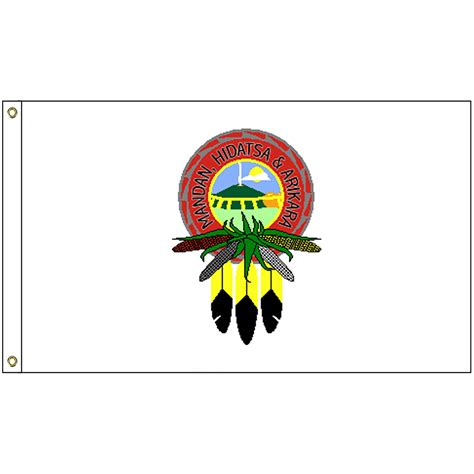 2' x 3' Mandan Hidatsa Arikara Tribe Flag w/ Heading & Grommets