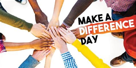 Opportunities for National Make a Difference Day! – UConn Center for ...