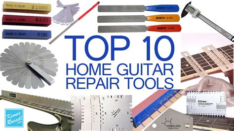 Top Ten Tools for the At Home DIY Guitar Luthier - YouTube