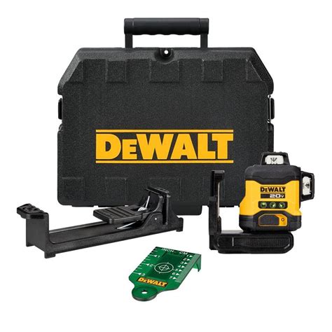 DEWALT 20V 3-Beam 360-Degree 3-Plane Laser Level (Tool Only) DCLE34031B ...