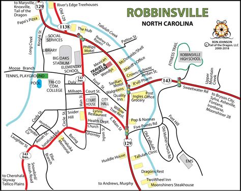 Town of Robbinsville NC – Tail of the Dragon Maps