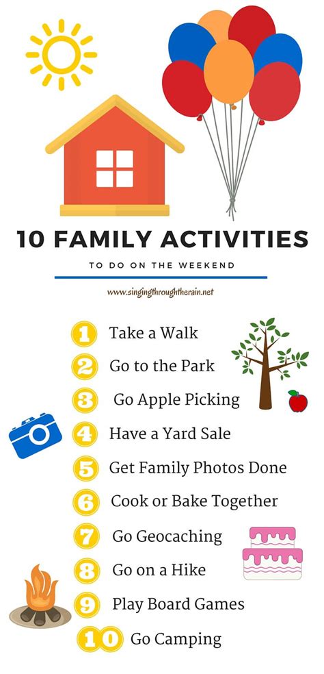 25 Fun Family Activities to do on the Weekend