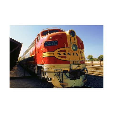 Trademark Fine Art 'Santa Fe Railroad' Canvas Art by Peter Potter ...