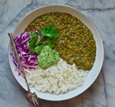 Spicy Brown Lentils Curry - INSTANT POT - My Vegetarian Roots | Recipe ...