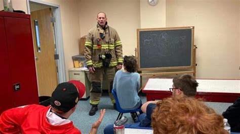 The Roanoke Co. Fire & Rescue Department visits Students for 'career ...