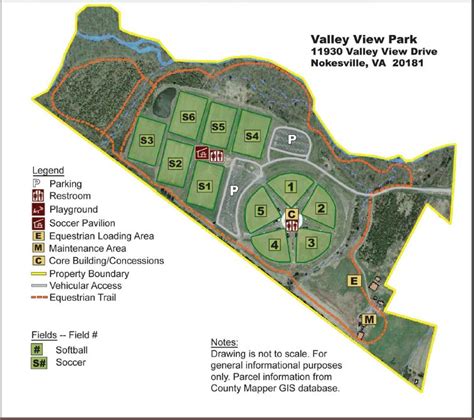 Valley View Park map – Prince William Trails and Streams Coalition