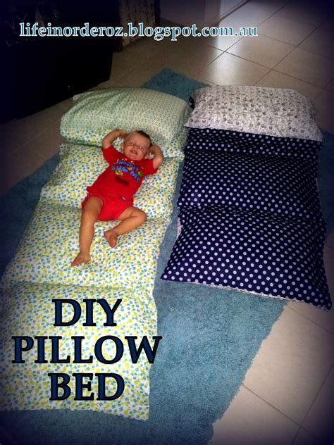 Life in Order: DIY Pillow Bed Tutorial