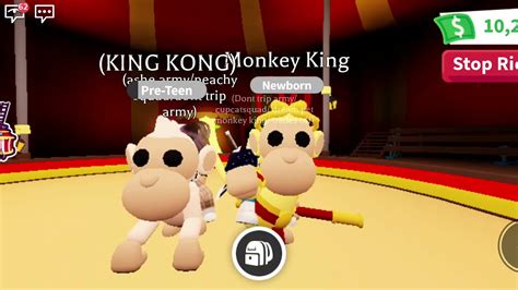 Making my dream pet in adopt me! (Monkey King) - YouTube