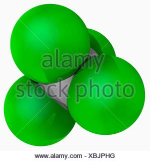 Carbon tetrachloride molecule Stock Photo: 55431341 - Alamy