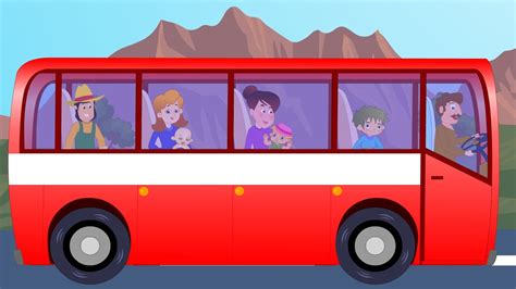 Wheels on The Bus Nursery Rhymes - YouTube