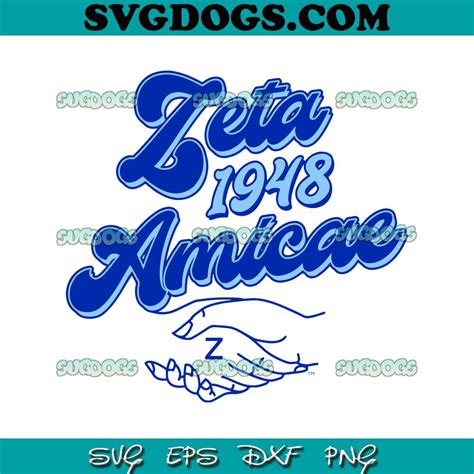 Zeta Amicae Since 1948 SVG