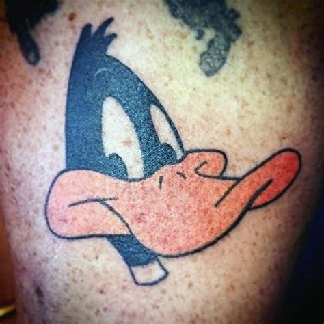 60 Looney Tunes Tattoos For Men - Animated Cartoon Ink Ideas Duck Tattoos, Head Tattoos, Tattoos ...