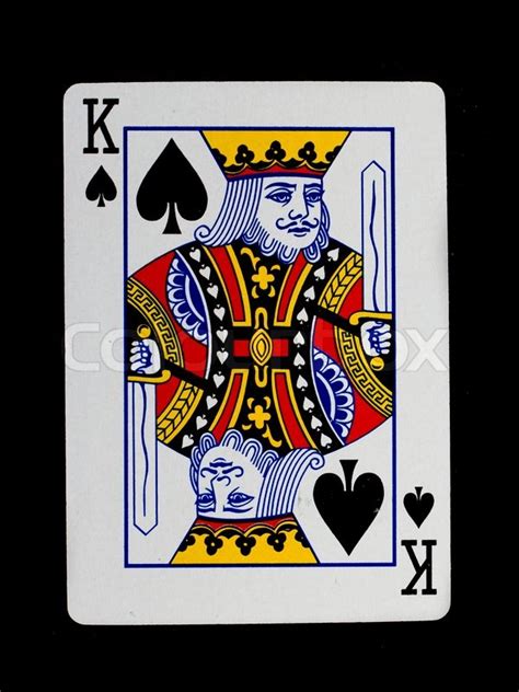 Playing card king | Stock image | Colourbox