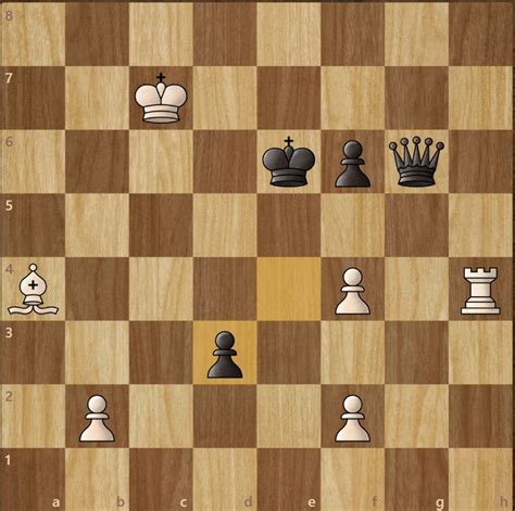 White to move and win the Queen by force (in 6 moves with best defence ...