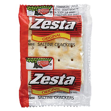 Zesta 2 Count Packet Saltine Crackers Pack Of 300 - Office Depot