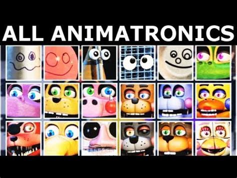 FNAF 6 Extras - All Animatronics Showcase On Stage (Freddy Fazbear's Pizzeria Simulator) - YouTube