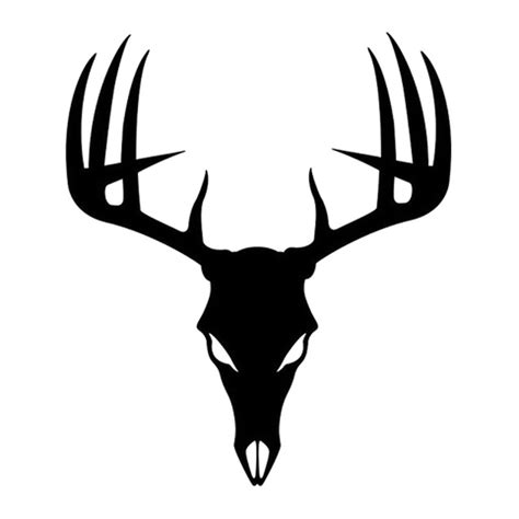 Deer Skull Silhouette at GetDrawings | Free download