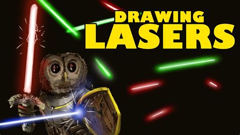 how to draw a laser beam - pandadoodleartdrawing