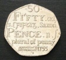 Samuel Johnson and the 2005 50p Coin – Johnson's Dictionary - Coin Parade