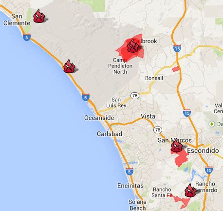 San Diego Fire Map - TastyLandscapeTastyLandscape