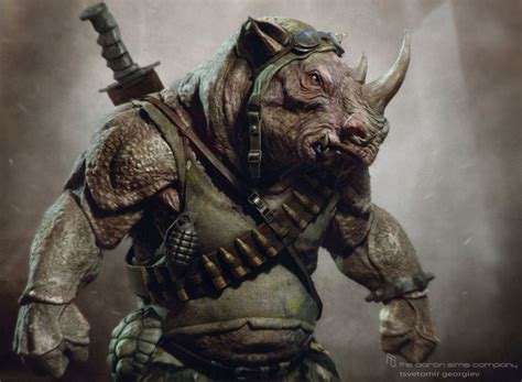 TEENAGE MUTANT NINJA TURTLES — Concept Art for Rocksteady, Bebop, and ...