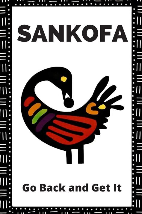 Buy Sankofa Bird Lined Journal: Ghanaian Adinkra Symbol Meaning Go Back ...