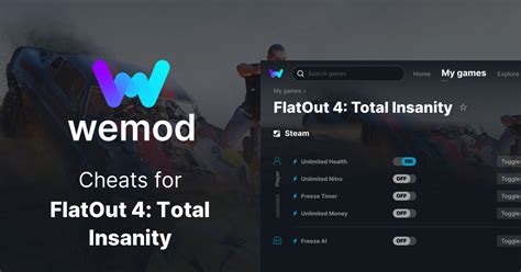 FlatOut 4: Total Insanity Cheats & Trainers for PC | WeMod