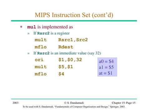 PPT - MIPS Assembly Language PowerPoint Presentation, free download ...