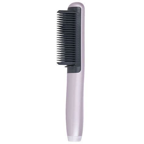 Ceramic Hair Straightening Brush - Pink