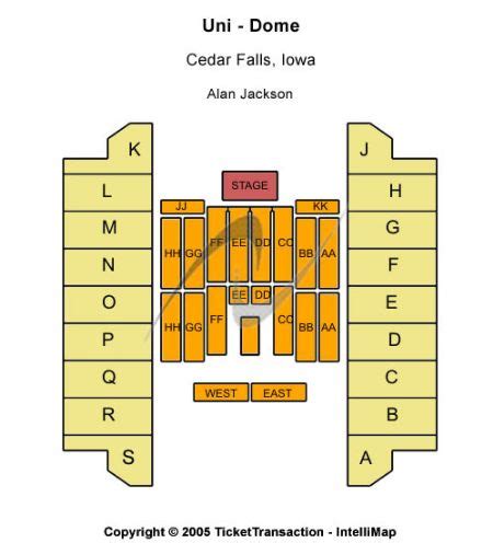 Uni-dome Tickets and Uni-dome Seating Chart - Buy Uni-dome Cedar Falls ...