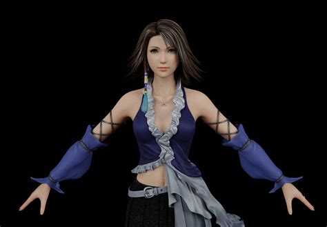 FFX-2 Yuna Songstress - Render Test 2 by Nodern03 on DeviantArt