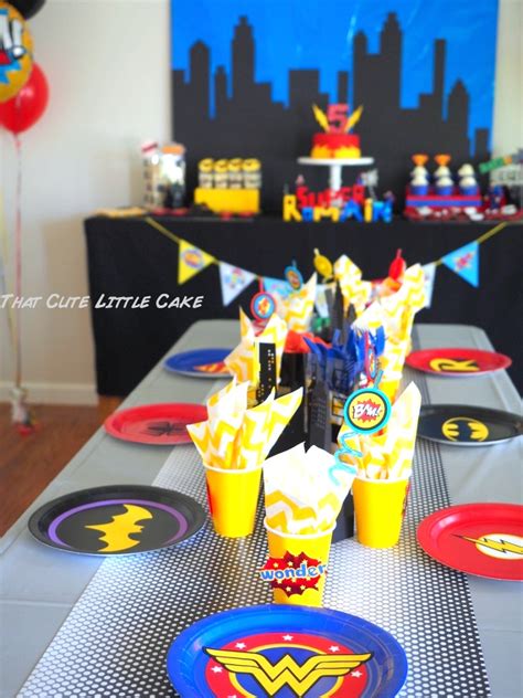 A Pow Wow Superhero Birthday Party - Party Ideas | Party Printables Blog