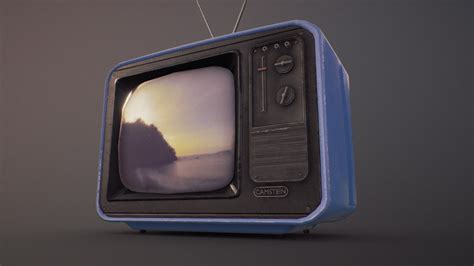 Retro TV - Download Free 3D model by Alana G (@alanaguidry05) [761751d] - Sketchfab