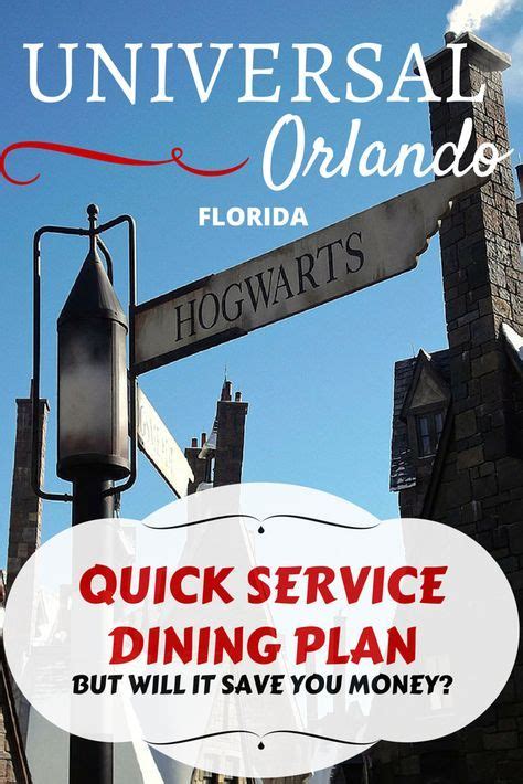 Universal Dining Plan - Quick Service: a review | Universal studios ...