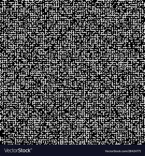 Pixel art black and white bw background Royalty Free Vector