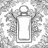 Perfume Bottle Coloring Page 50083 39616 sketch template