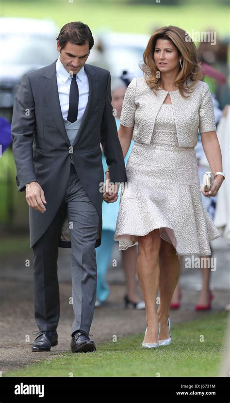 Roger federer wife mirka arrive hi-res stock photography and images - Alamy